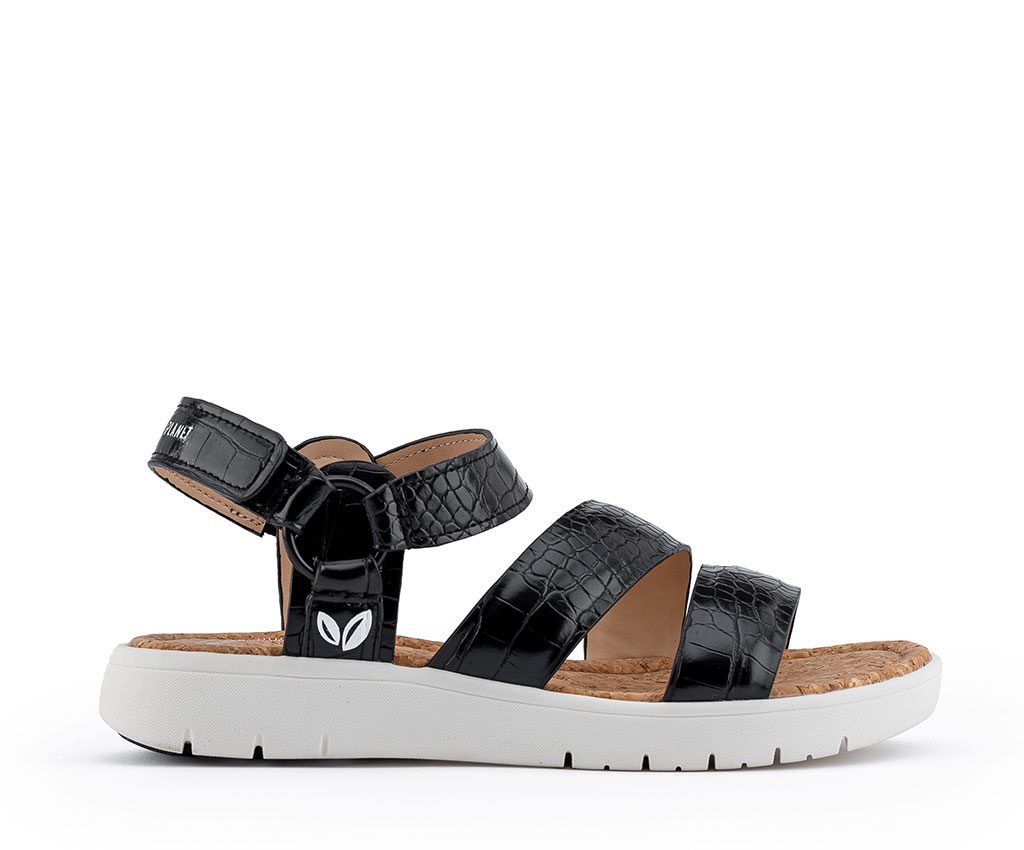 ANGELA Vegan Sandals | Black