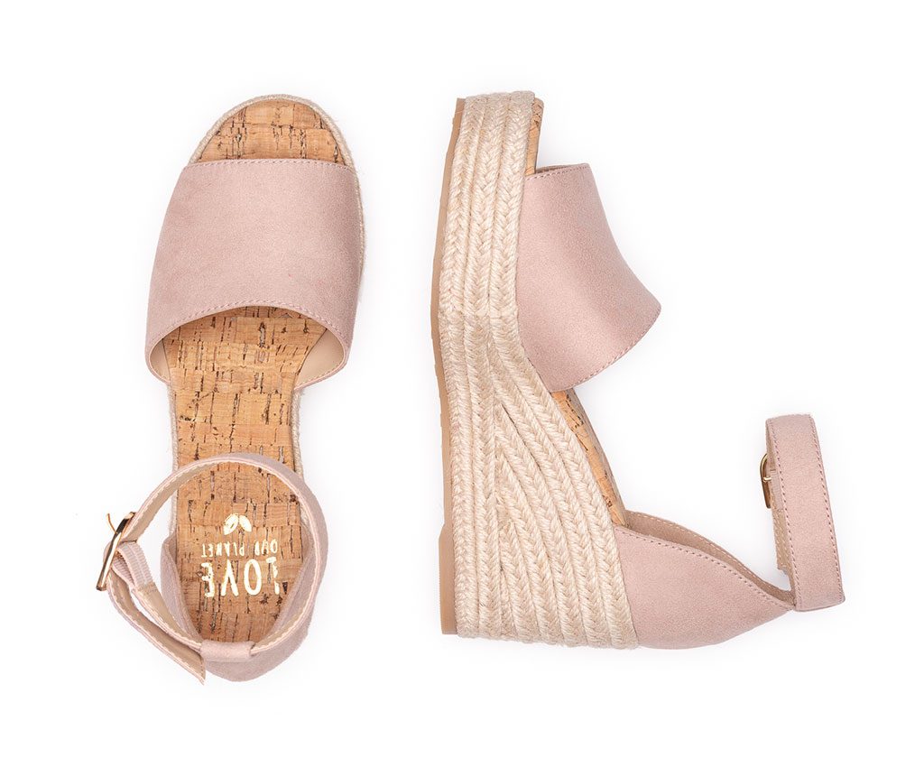 CIBELE Vegan Sandals | Blush