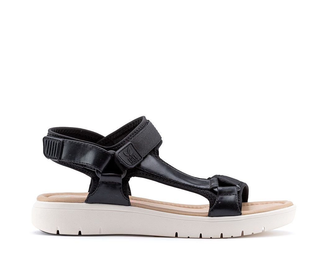 KRIS Vegan Sandals | Black