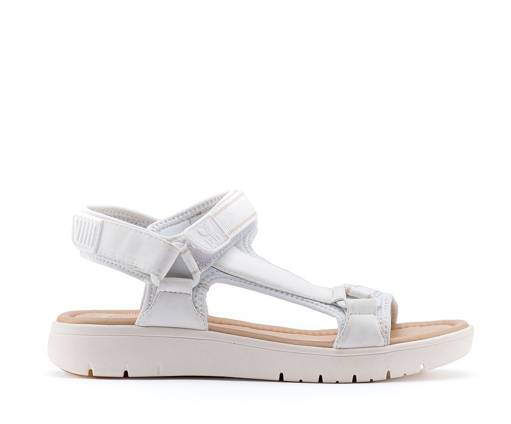 KRIS Vegan Sandals | White