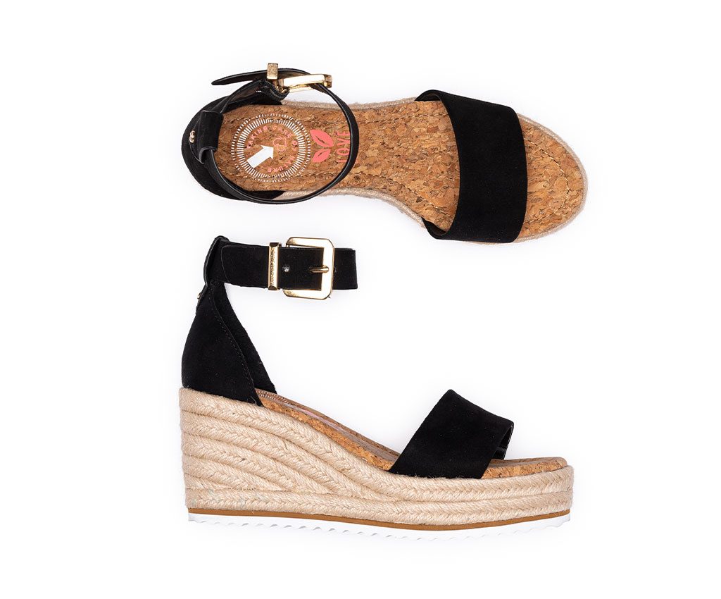 MARGARET Vegan Sandals | Black