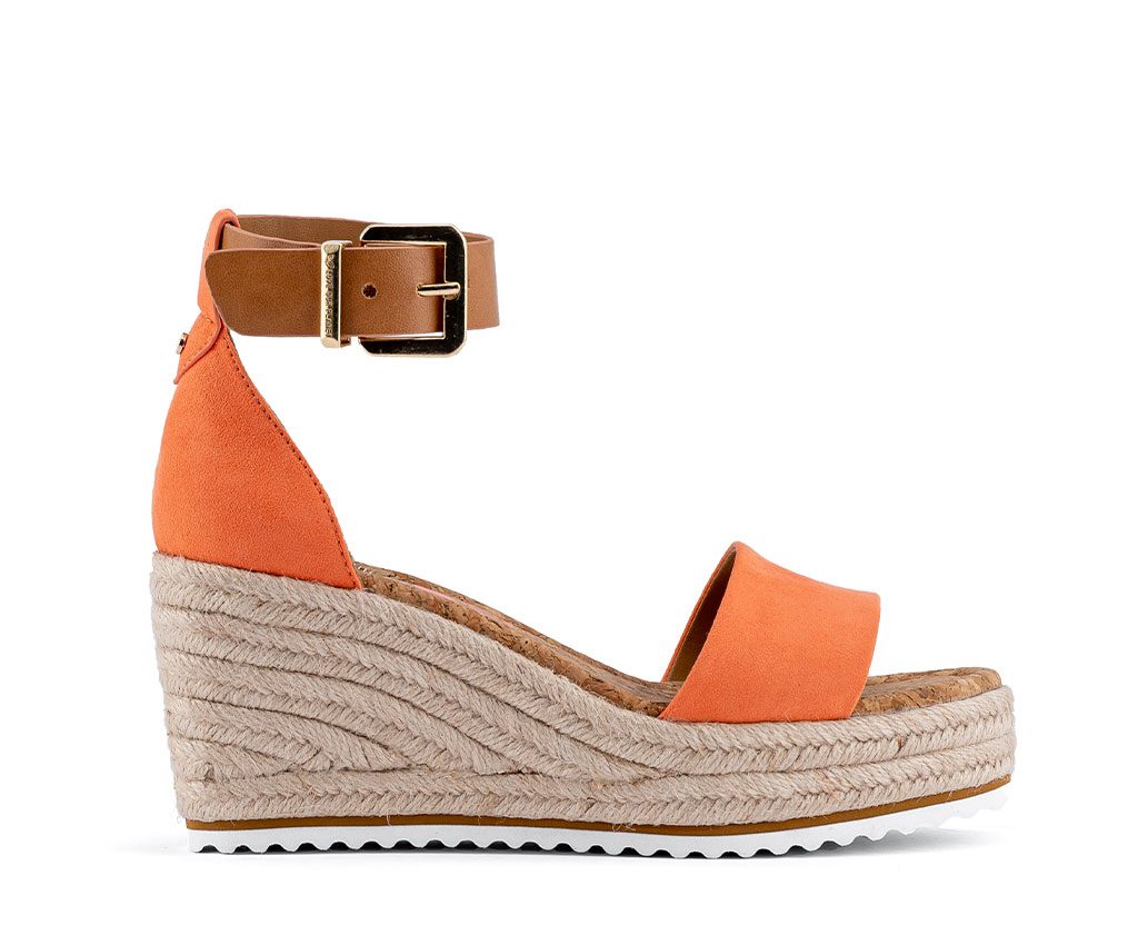 MARGARET Vegan Sandals | Coral