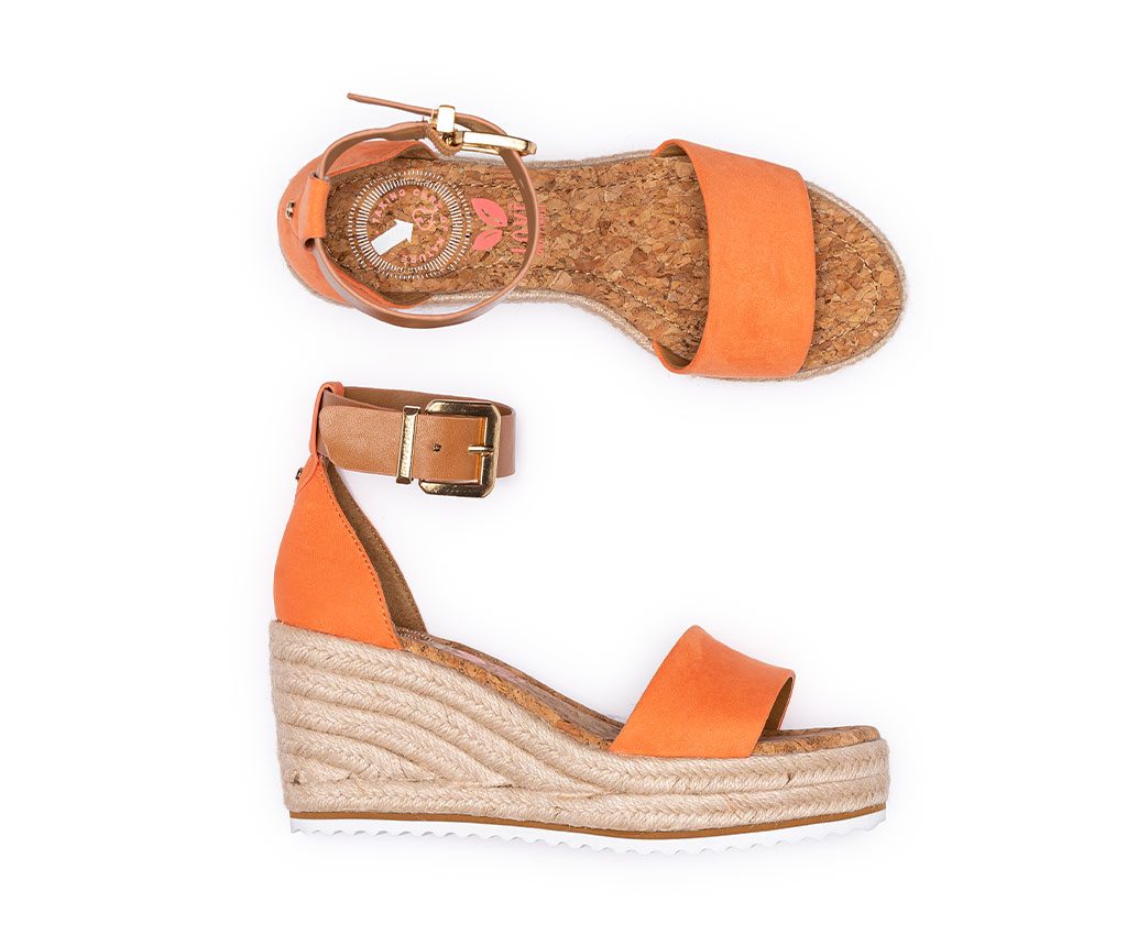 MARGARET Vegan Sandals | Coral